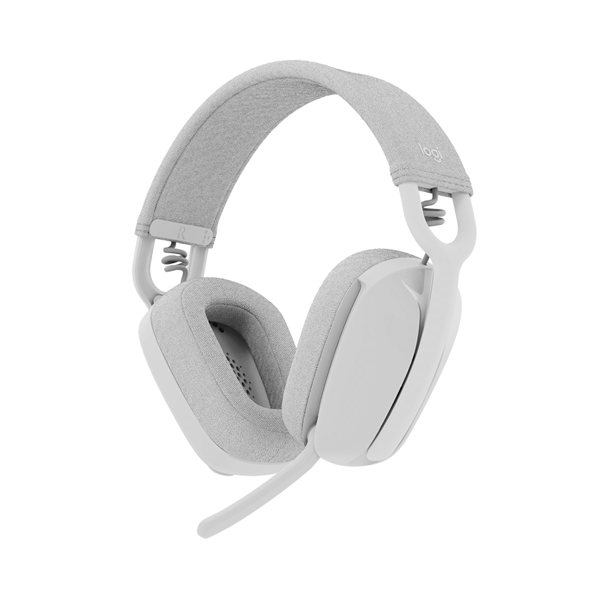 Tai nghe không dây Logitech Zone Vibe 100 (Bluetooth 5.2/Màu Trắng)