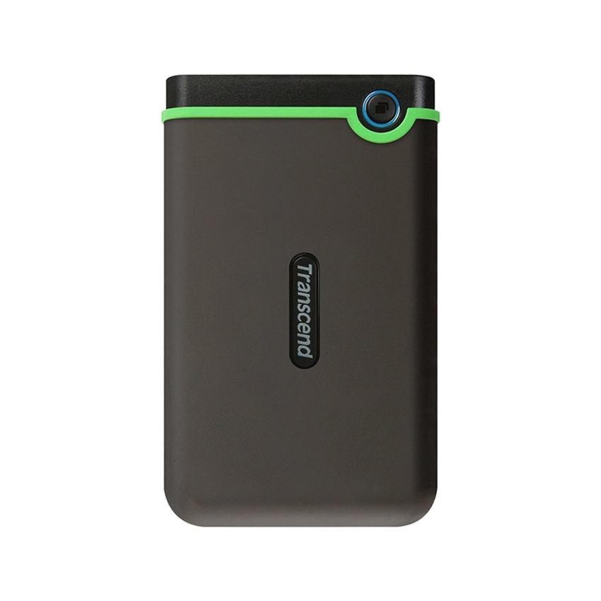 Ổ cứng di động Transcend 2TB 2.5inch StoreJet Slim 25M3S Màu Xám, Chống Sốc (TS2TSJ25M3S)