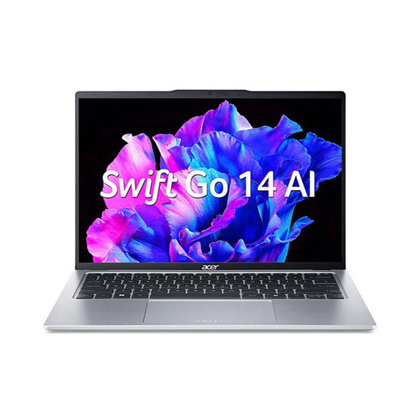 Laptop Acer Swift Go AI SFG14-73-75YM (NX.KSGSV.002) (Ultra 7-155H/16GB RAM/512GB SSD/14.0 inch OLED 2.8K/Win11/Bạc/vỏ nhôm)