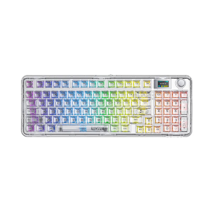 Bàn phím cơ gaming AULA F-NB98 (3 Mode/Màu Trắng/Rgb/Snow Plume switch)