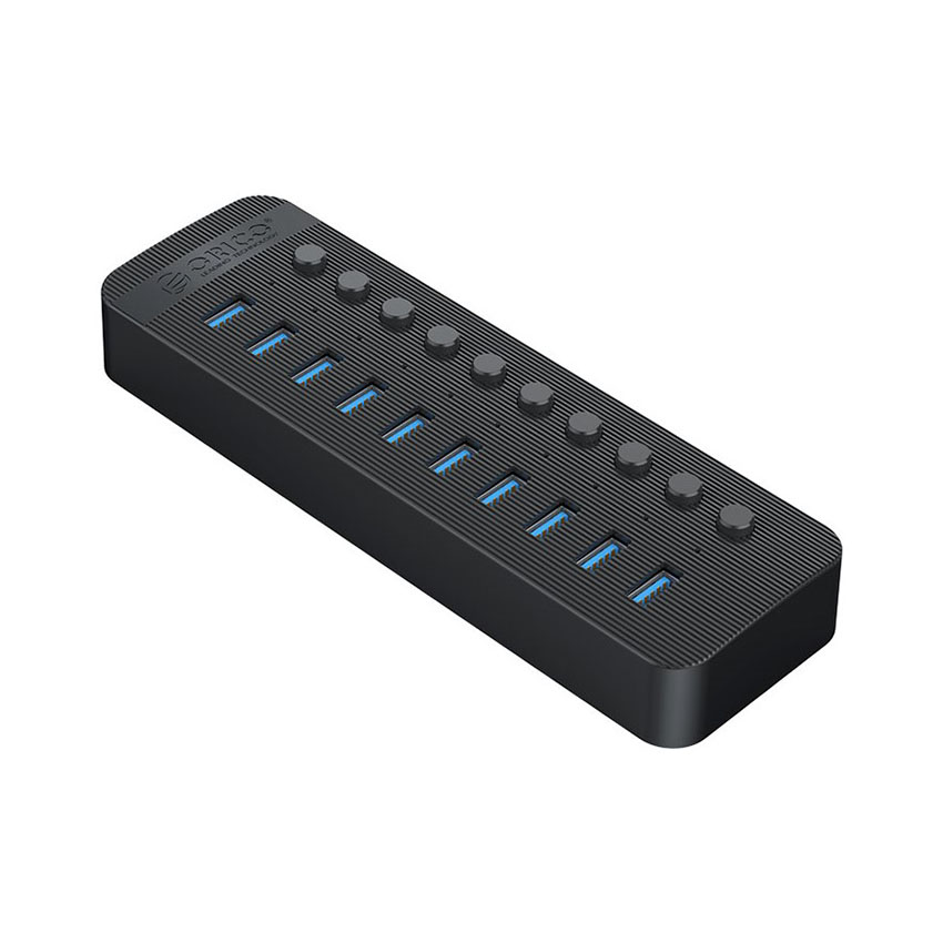 Bộ Chia USB Orico CT2U3-10AB-BK-BP Từ 1 Ra 10 Cổng USB 3.0