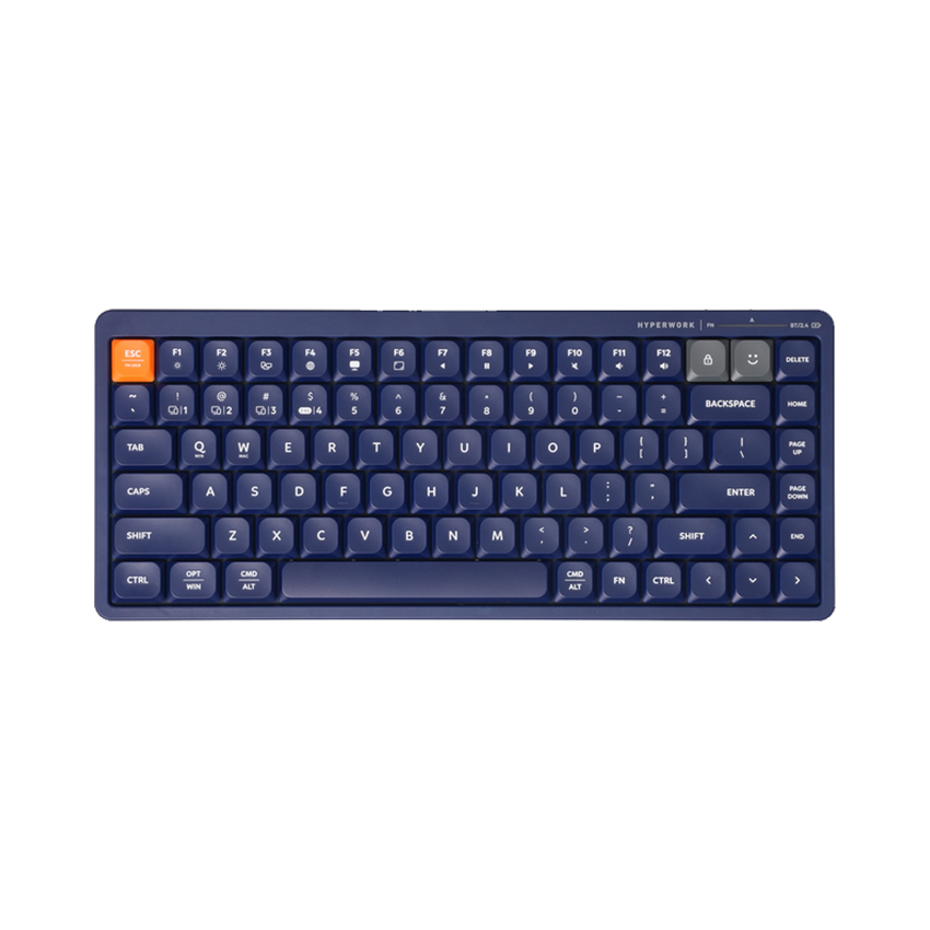 Bàn phím không dây HyperWork SilentKey Mini TS01M – Xanh