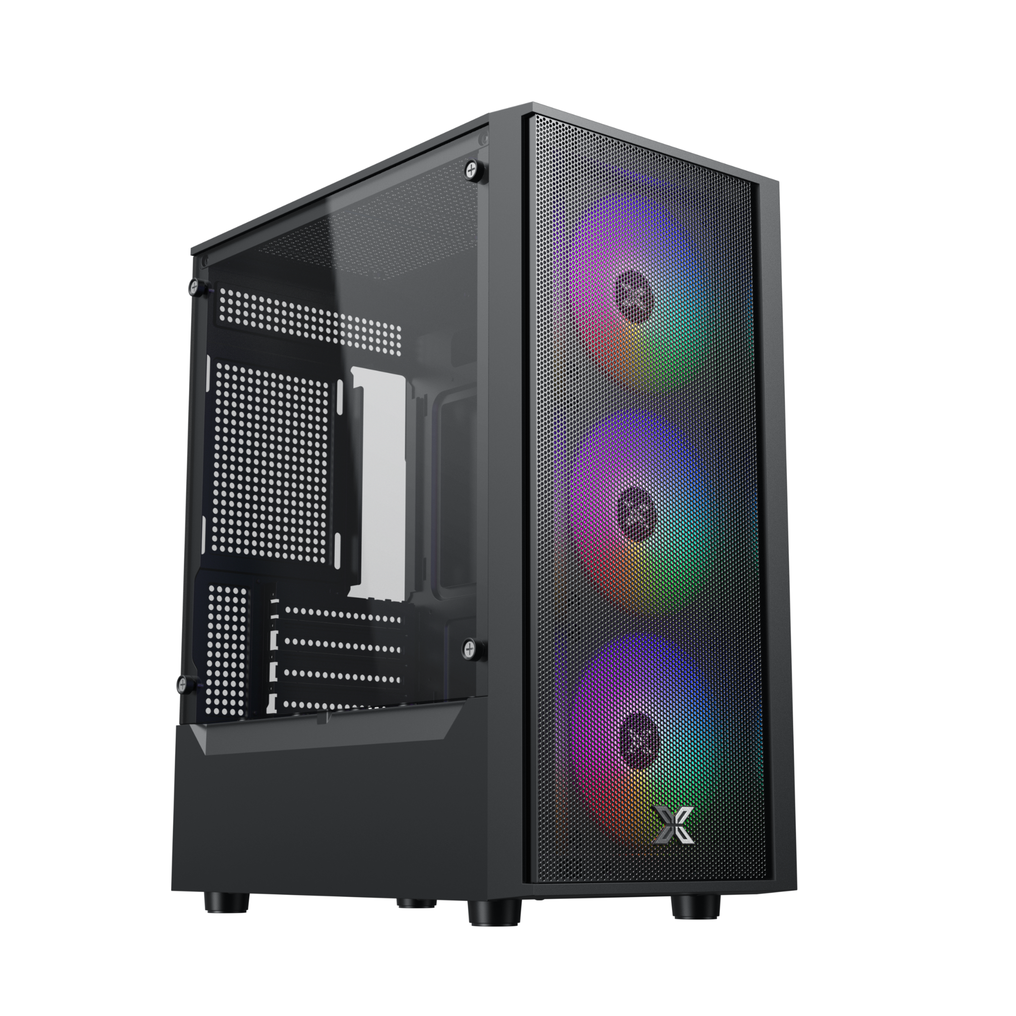 Vỏ case XIGMATEK MYX AIR 3F (mATX/Màu đen/3 fan)