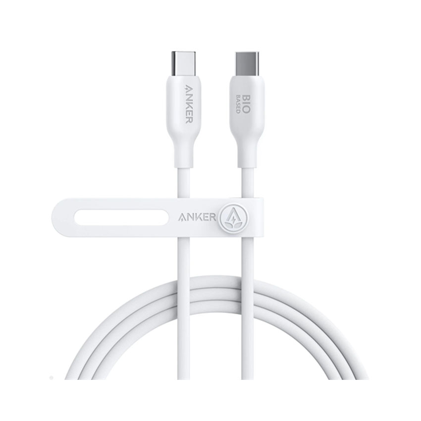 Cáp sạc Anker 543 C-C 1.8m TPE Bio-Based Trắng (White) B2B_A80E2N21