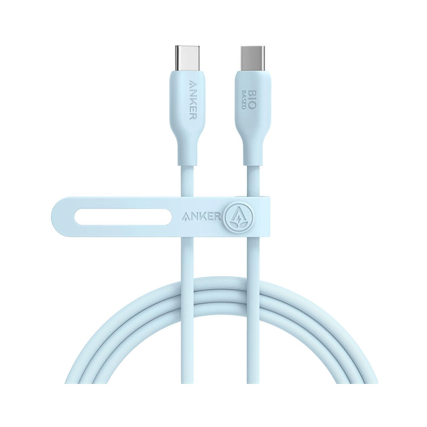 Cáp sạc Anker 543 C-C 1.8m TPE Bio-Based Xanh dương (Blue) B2B_A80E2N31