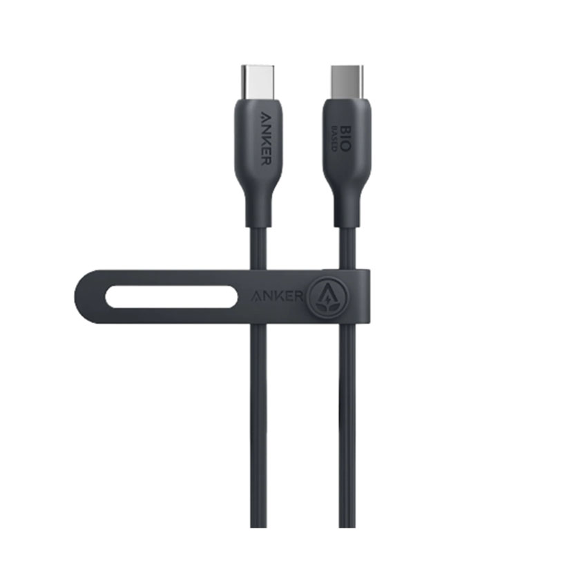 Cáp sạc Anker 544 C-C 1.8m TPE Bio-Based màu đen (black) B2B_A80F2H11
