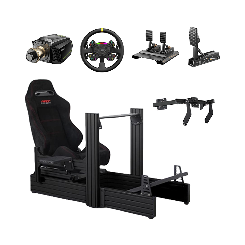 Hệ thống mô phỏng lái xe Vi tính A – Z Racing Platinum 4 (Rally) (MOZA R16/RS V2 Wheel/CRP2 Pedal+Clutch/Art Cockpit SPO FABRIC/PK02)