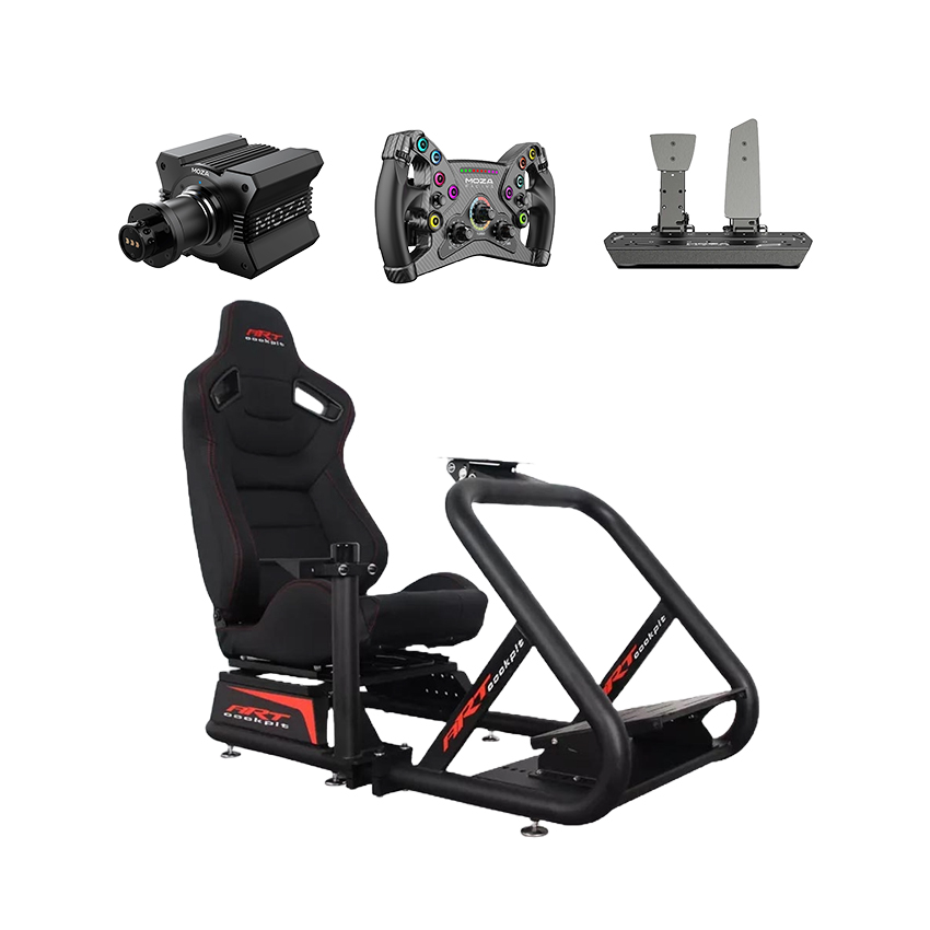 Hệ thống mô phỏng lái xe Vi tính A – Z Racing Gold 6 (GT/F1) (MOZA R9 V2/KS Wheel/SR-P Pedal/Art Cockpit SPO PROFESSIONAL)