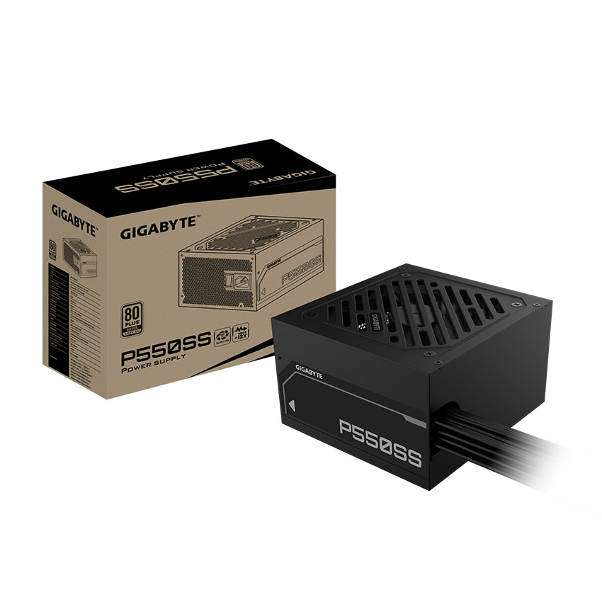 Nguồn máy tính GIGABYTE P550SS 550W (80 PLus Silver/Màu Đen)