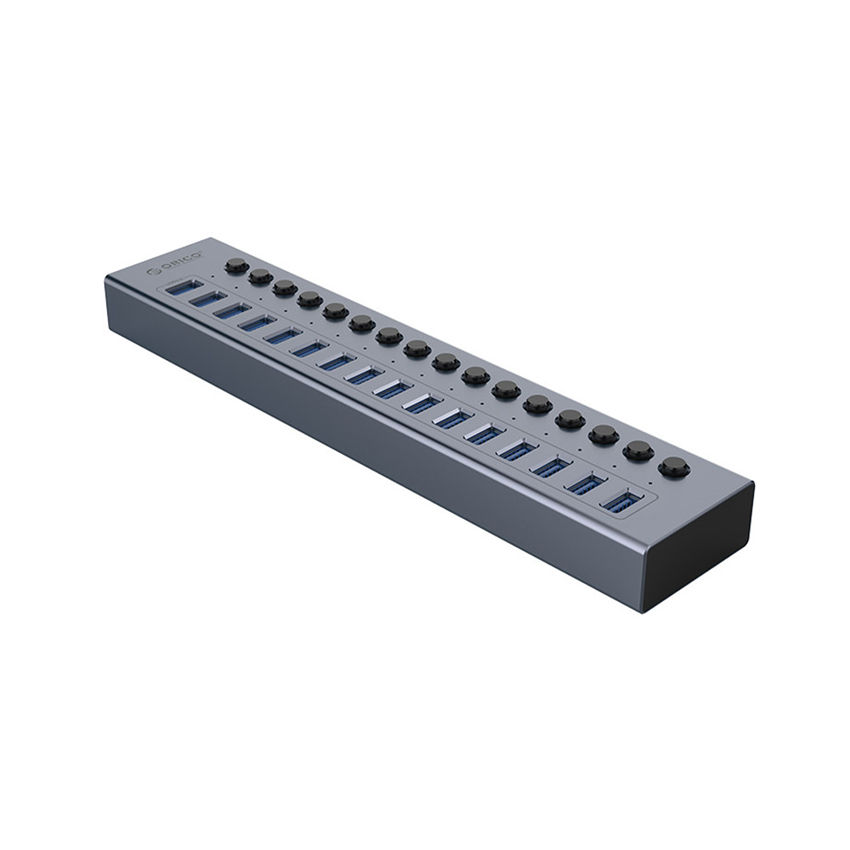 Bộ chia USB Hub 16 cổng USB 3.0 Xám ORICO BT2U3-16AB-GY