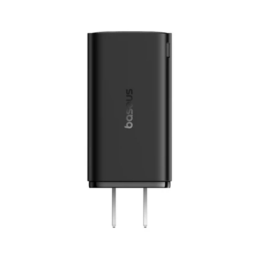 Bộ sạc nhanh hiệu Baseus GaN6 Pro 2C+2U 65W US – Màu đen (With Cable Type-C to Type-C 100W 1m Black)