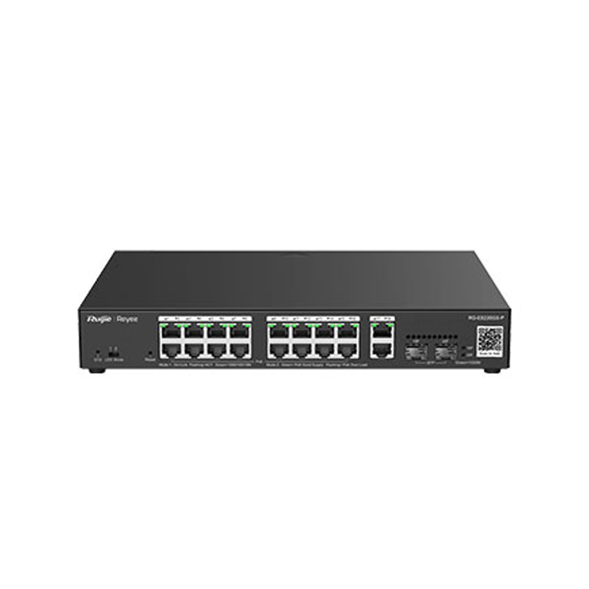 Switch RUIJIE RG-ES220GS-P (Layer 2 Smart Managed 20 Cổng 10/100/1000 PoE/PoE+)