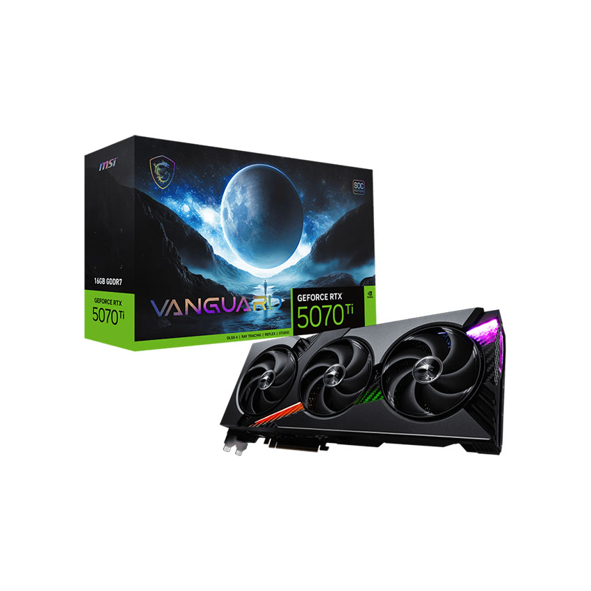 Card màn hình MSI RTX 5070 Ti 16GB VANGUARD SOC