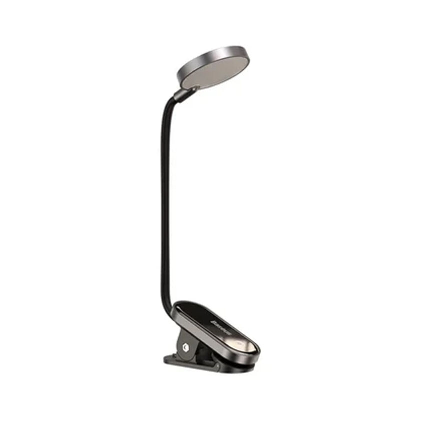 Đèn kẹp đọc sách mini hiệu Baseus Comfort Reading Mini Clip Lamp – Màu xám đen