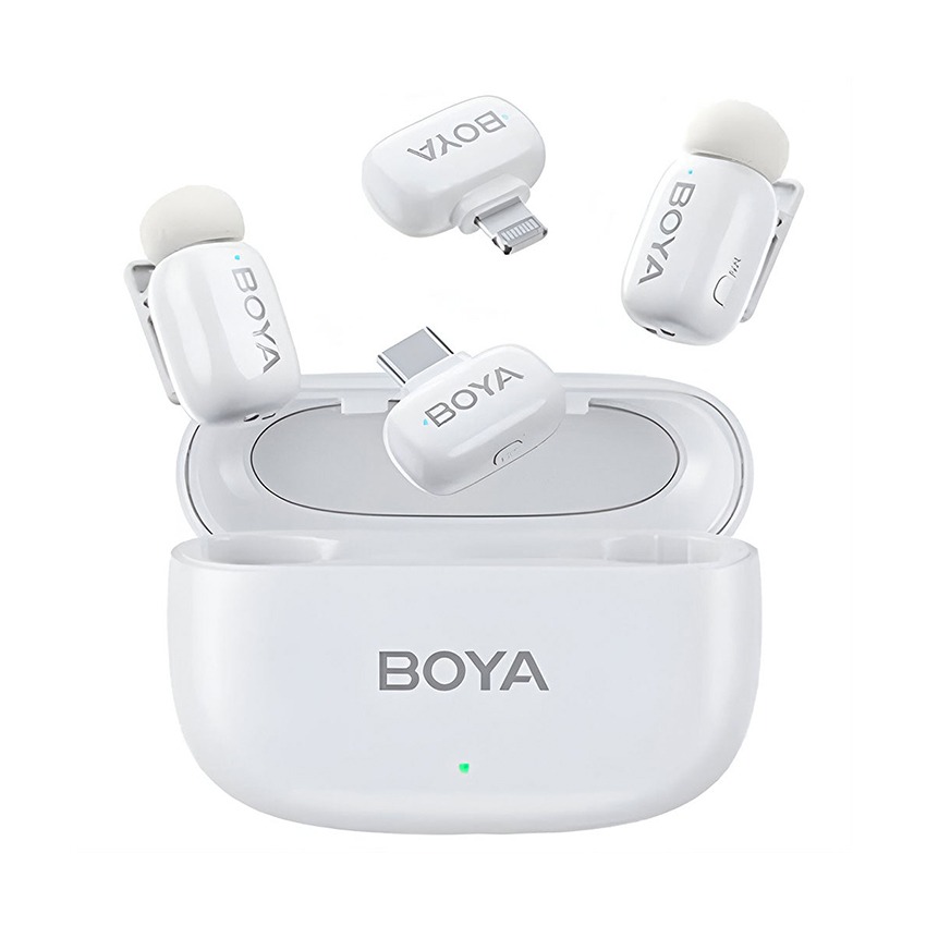 Micro không dây BOYA mini-13 – Màu trắng