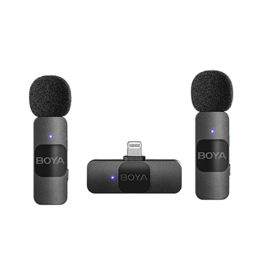 Micro không dây Boya BY-V2 – Màu đen