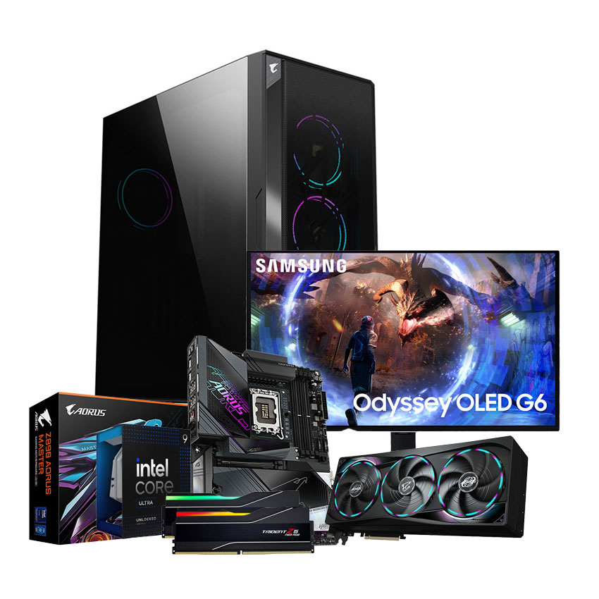 PC Vi tính A – Z AI ULTRA MAX 005 ( UILTRA CORE 285K/ VGA RTX 5090 MASTER ICE / GAMING GEAR/ MONITOR 27 ” OLED 360Hz )
