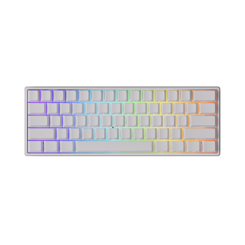 Bàn phím AKKO MonsGeek FUN60 Max SP White Akko Glare Magnetic Switches