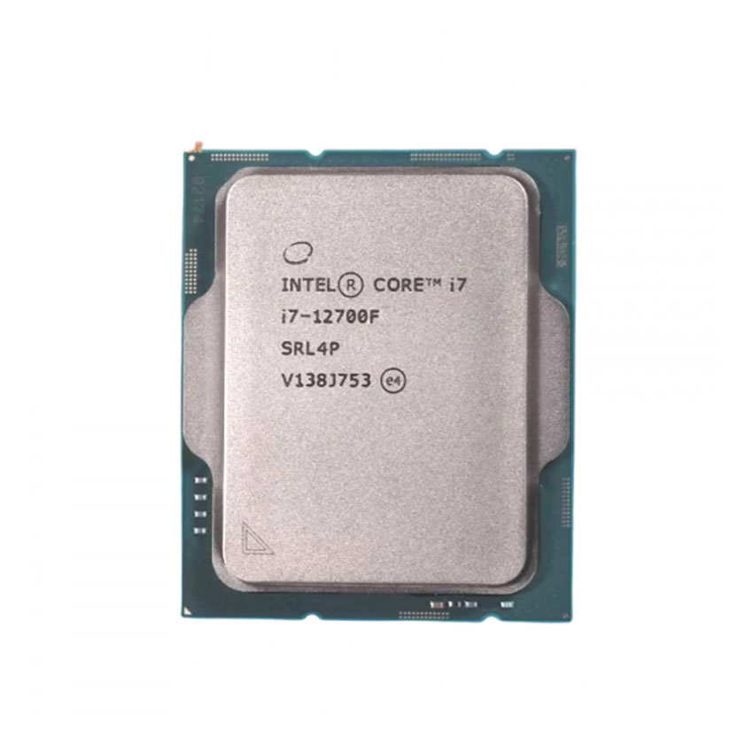 CPU Intel Core i7-12700F TRAY NEW (Up to 4.8GHz, 12 Nhân 20 Luồng, 25MB Cache, 125W) – Socket Intel LGA 1700)