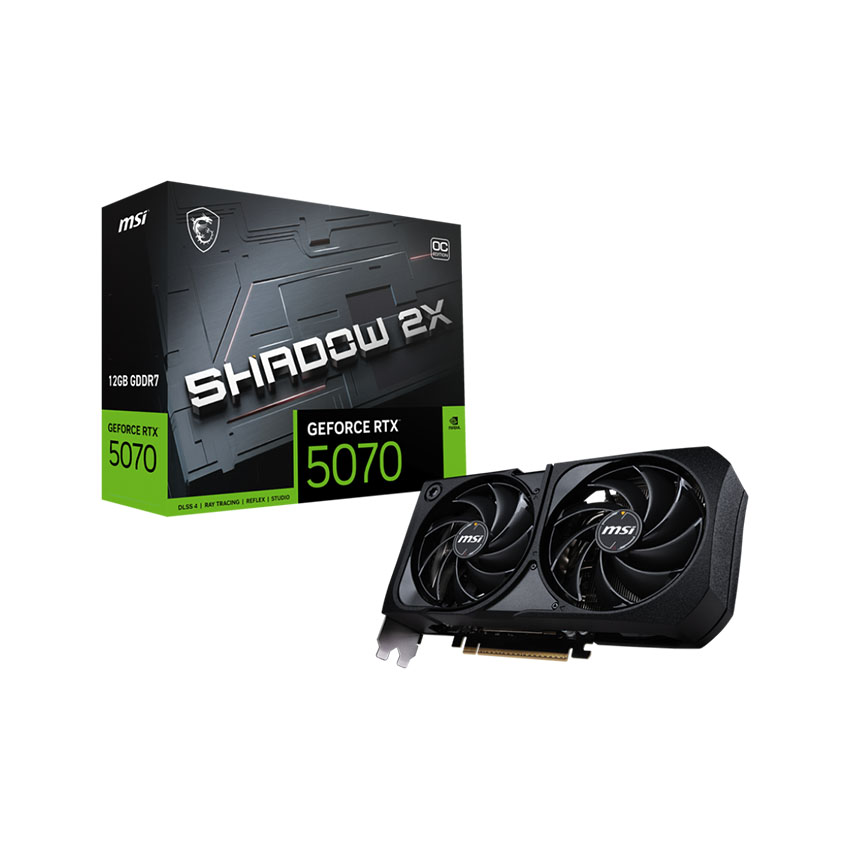Card màn hình MSI RTX 5070 12G SHADOW 2X OC