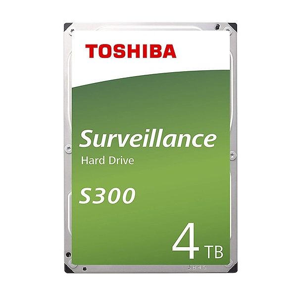 Ổ Cứng HDD Toshiba Camera S300 4TB 3.5 inch, 5400RPM, SATA III, 256MB Cache (HDWT840UZSVA)