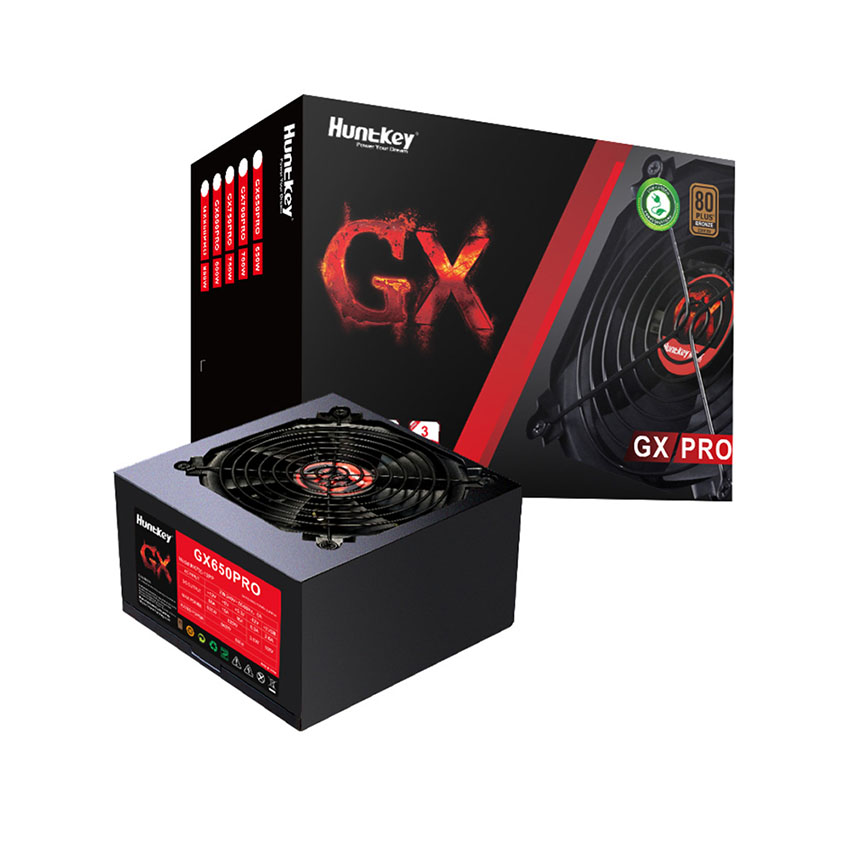 Nguồn HUNTKEY GX650 PRO – 650W (80+ Bronze)
