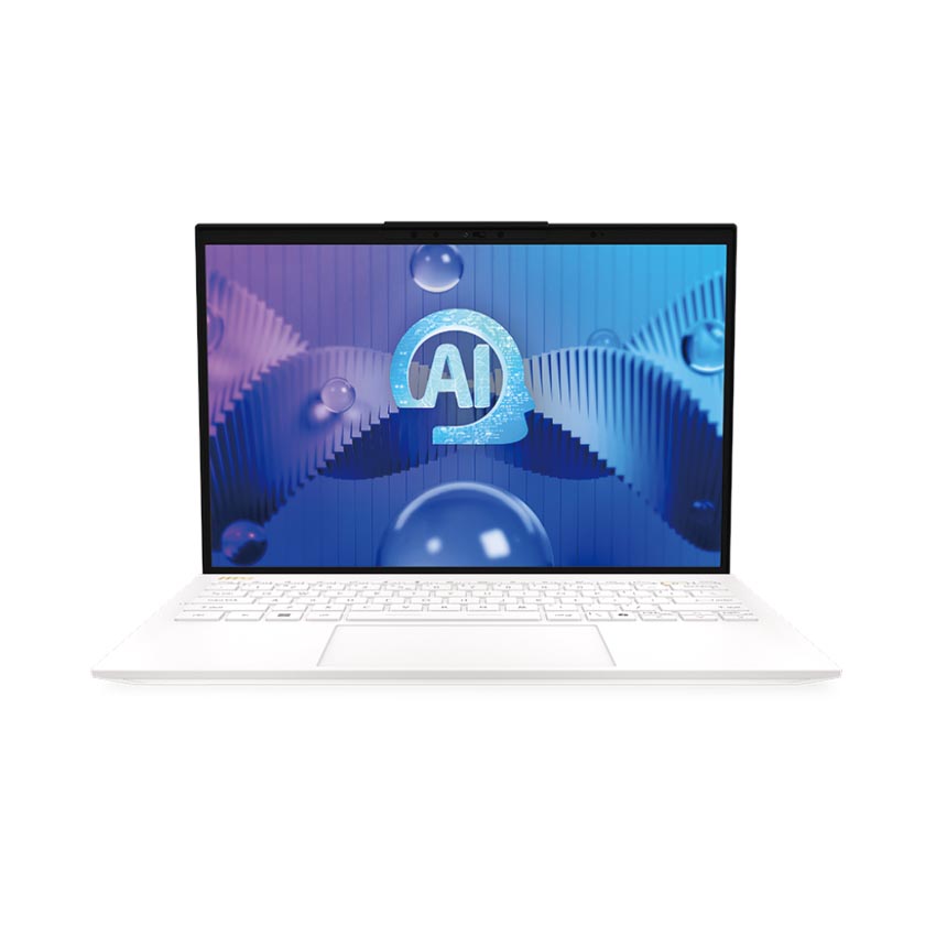Laptop MSI Prestige 13 AI Evo (A1MG-241VN) (Ultra 5-125H/16G RAM/512SSD/13.3 inch OLED 2.8K/FP/Win 11SL/Trắng/Vỏ nhôm/TÚI)