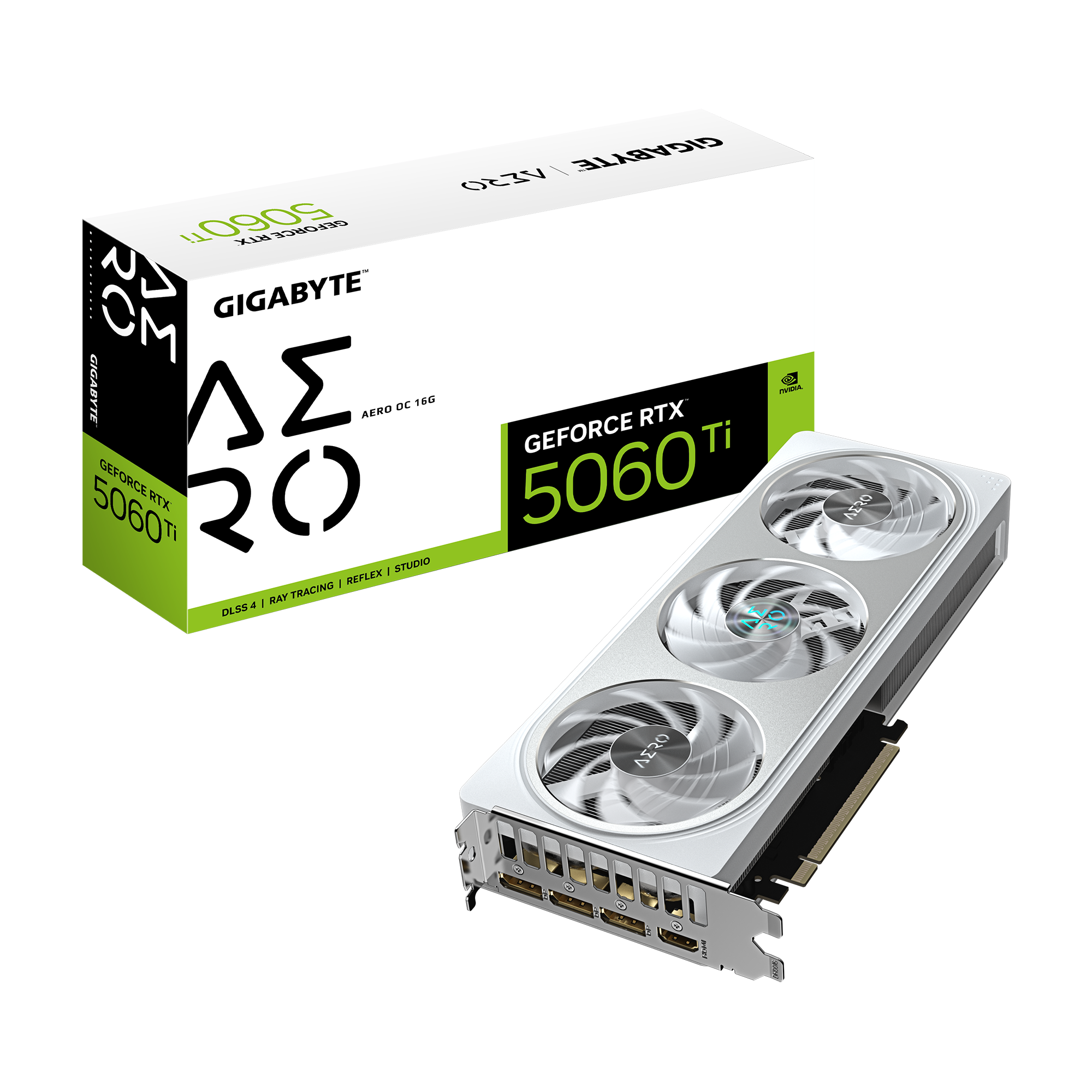 Card màn hình Gigabyte RTX 5060 Ti AERO OC 16GD (GV-N506TAERO OC-16GD)