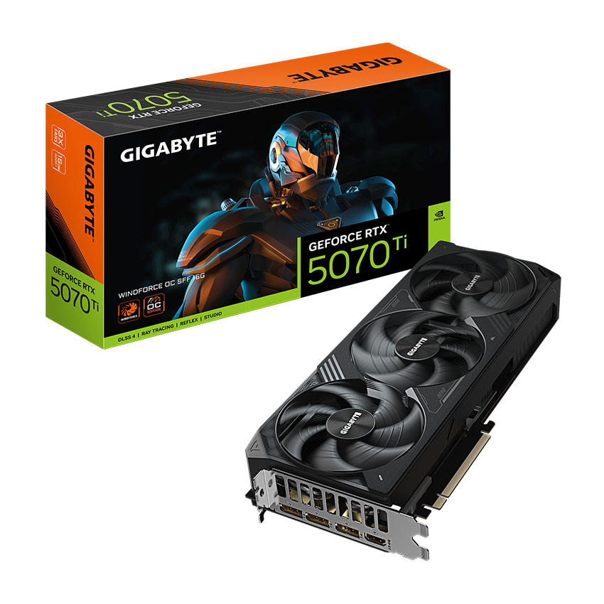 Card màn hình Gigabyte RTX 5070 Ti WINDFORCE SFF 16G