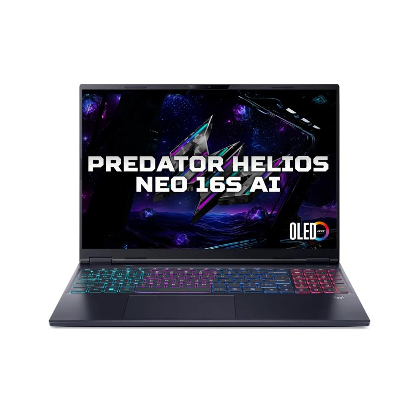 Laptop Acer Predator Helios Neo 16S AI PHN16S-71-95MS (NH.QX7SV.002) (Ultra 9 275HX /2*32GB RAM/2*1T SSD/RTX 5070Ti 12G GDDR7/16 inch 2K OLED 240Hz/Đe