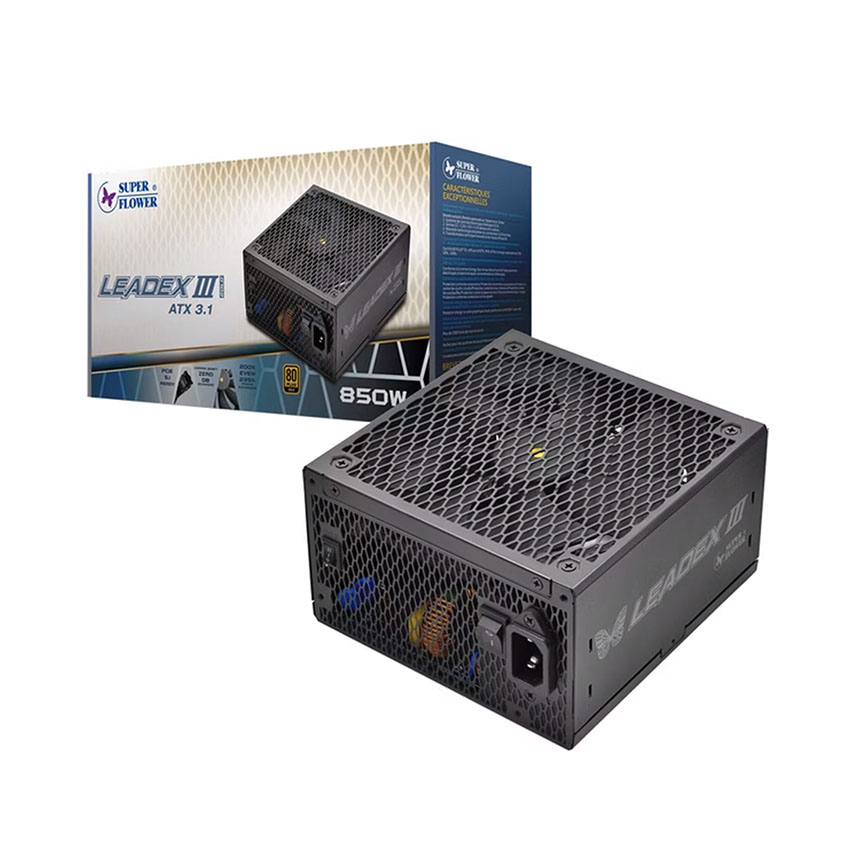 Nguồn Super Flower LEADEX VII Platinum PRO 1000W ATX 3.1 - Black