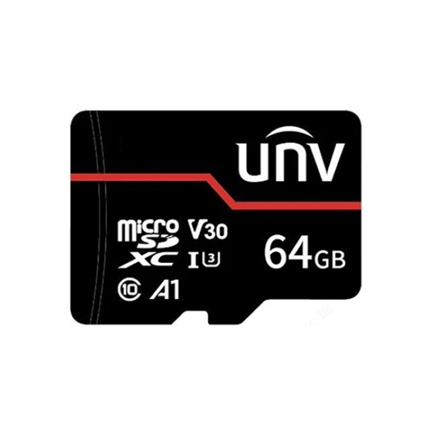 Thẻ nhớ UNV MicroSD 64GB TF-64G-T-C,Clas10,U3,V30,A2