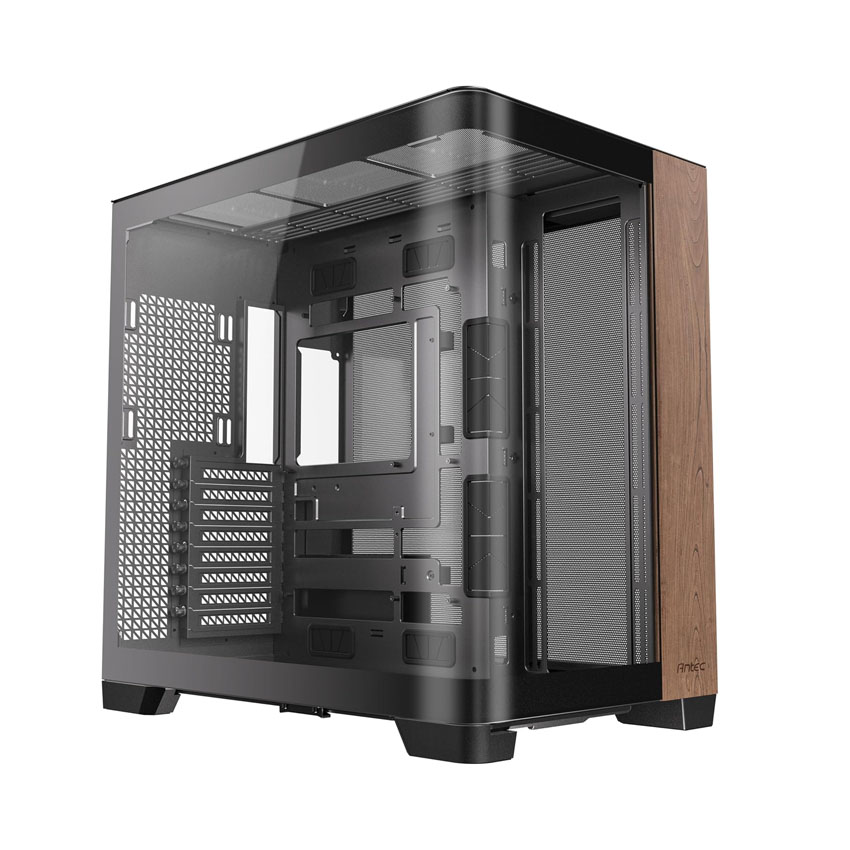 Vỏ case ANTECC8 CURVED WOOD (eATX/Kính cong/viền gỗ)