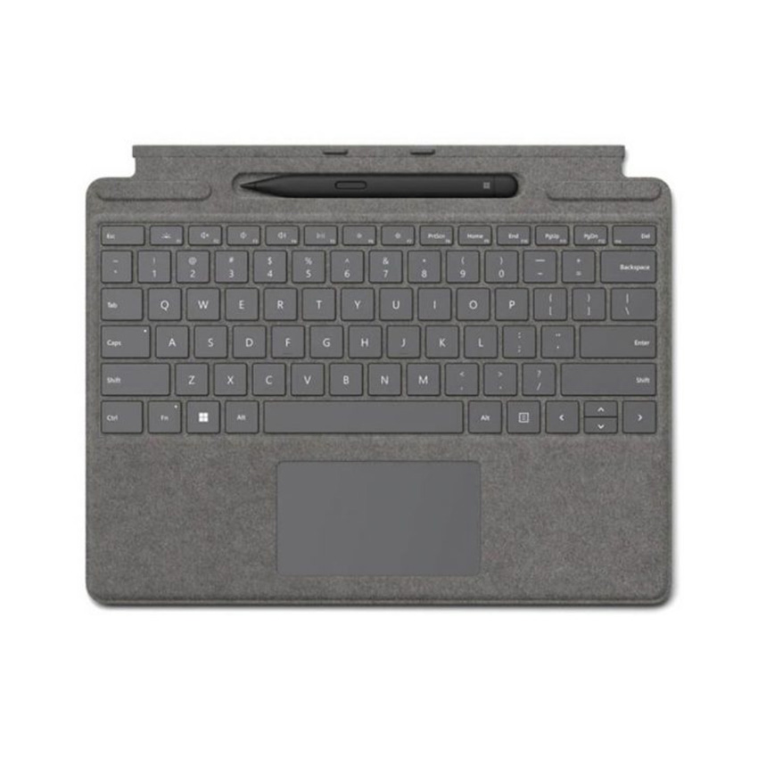 Bàn phím + bút surface Pro Xám bạc (Dùng cho Pro 8, Pro 9, Pro X, Pro 11)