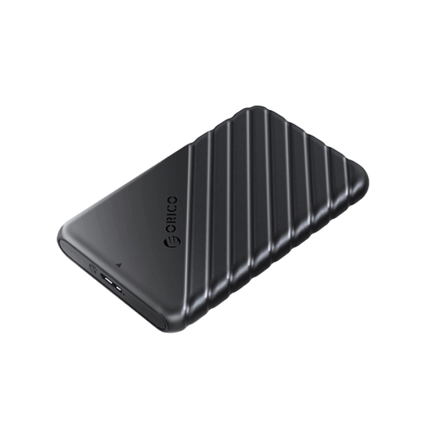 Hộp ổ cứng 2.5" USB 3.0, Đen, ORICO 25PW1-U3-BK-BP-HW