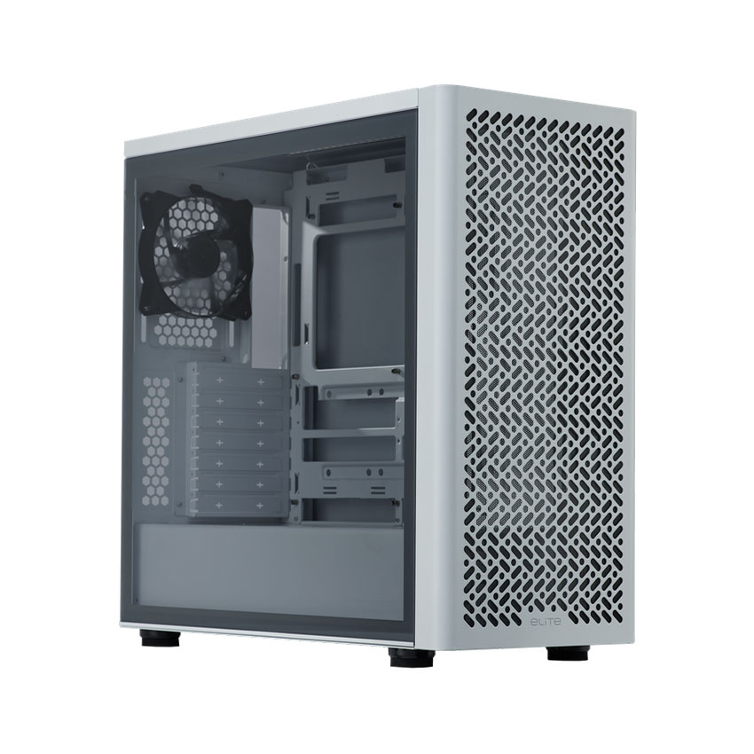 Vỏ Case COOLER MASTER Elite 502 Lite White (ATX/1 fan trắng)