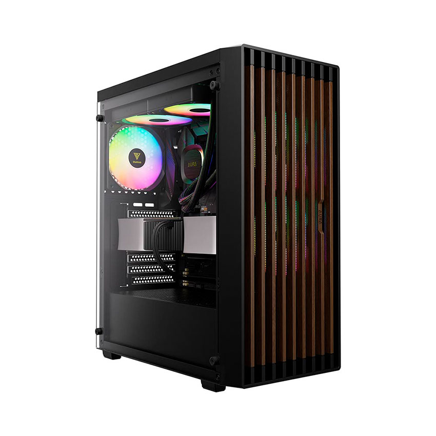 Vỏ Case GAMDIAS AURA GC4 ELITE Black (ATX/Mid tower/3Fan)