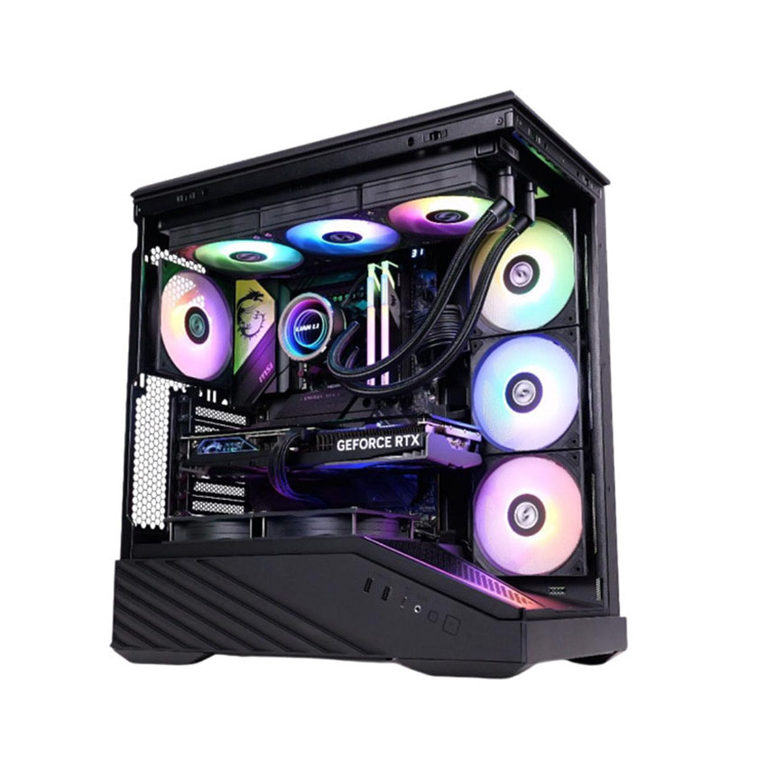Vỏ case Lian Li V100 Black - V100RX (ATX/Back connect ATX/RAD 360/4 Fan)