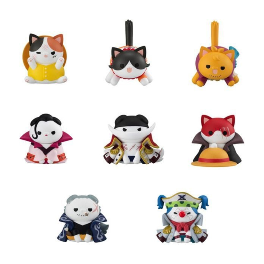 Mô hình đồ chơi MegaHouse MEGA CAT PROJECT ONE PIECE Nyan Piece Nyan！Ver. Luffy＆Paramount War of Marineford (Túi mù)