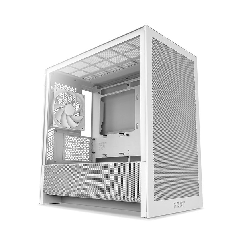 Vỏ máy tính NZXT H3 FLOW ALL WHITE(ATX/Mid Tower/1 fan)