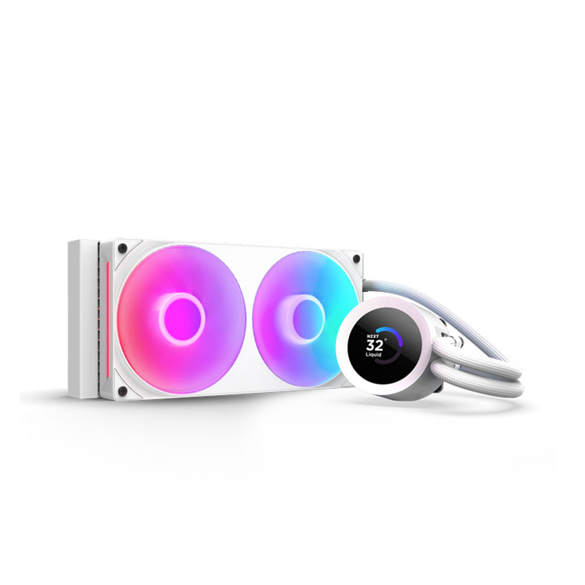 Tản nhiệt nước NZXT KRAKEN PLUS 240 RGB V2 WHITE - 240MM
