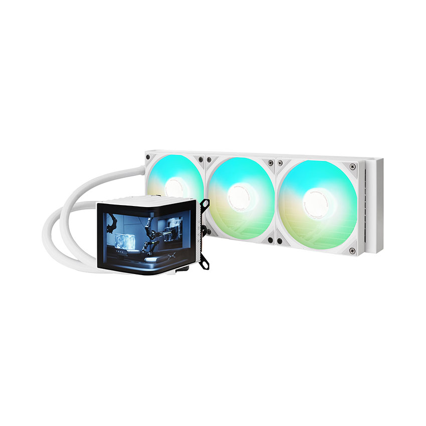 Tản nhiệt nước TRYX PANORAMA SE 360 ARGB White (Màn 2k 6.5″/Bơm ASETEK Adela)