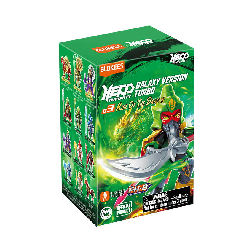 Mô hình Blokees Hero Infinity 85028 Galaxy Version Tubro (GVT) 03 Born of Dragon