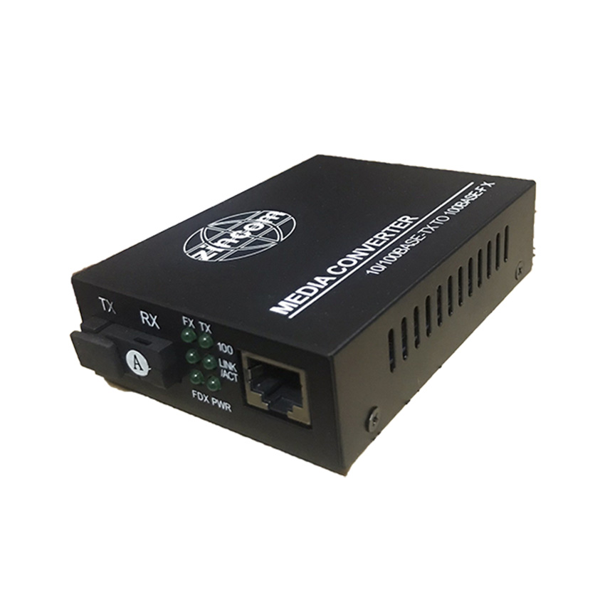 Bộ chuyển đổi tín hiệu quang điện converter 1 FO Zincom 10/100/1000M ZC-2200B