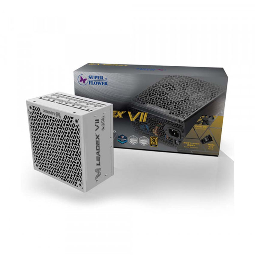 Nguồn Super Flower LEADEX VII XG 850W ATX 3.1 White (80 Plus Gold/Full modular)