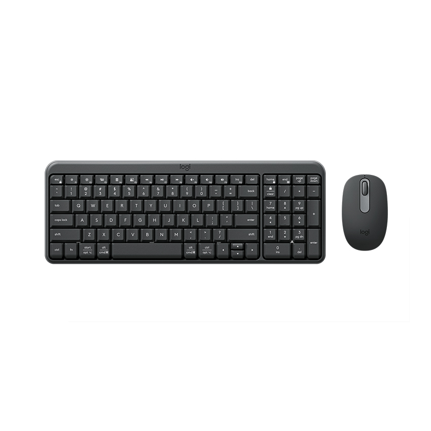Bộ Phím chuột không dây Logitech MK250 – Màu Xám
