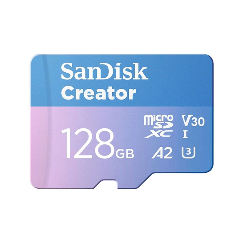 Thẻ nhớ SanDisk Extreme SD Creator SDSQXAA 128G, 190/90MB/s (SDSQXAA-128G-GN6MS)