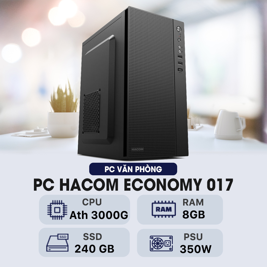 PC Vi tính A – Z ECONOMY 017 ( Ryzen 3000G / 8GB RAM / 256 GB SSD )