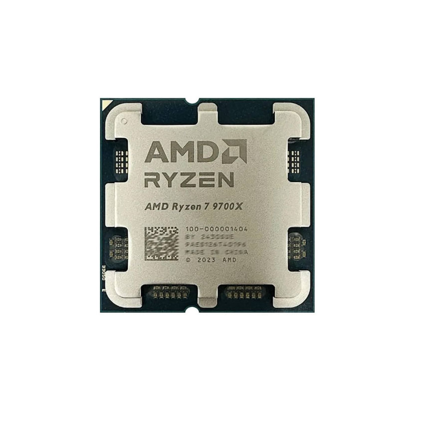 CPU AMD Ryzen 7 9700X (3.8 GHz Upto 5.8GHz / 40MB / 8 Cores, 16 Threads / 65W / Socket AM5)-(Chính hãng không vỏ hộp)