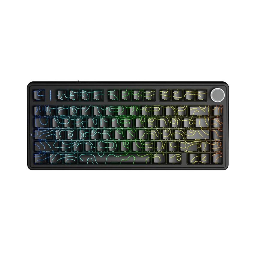 Bàn phím cơ gaming AULA F75 (3 Mode/ Đen Contour/ Star Vector Switch)